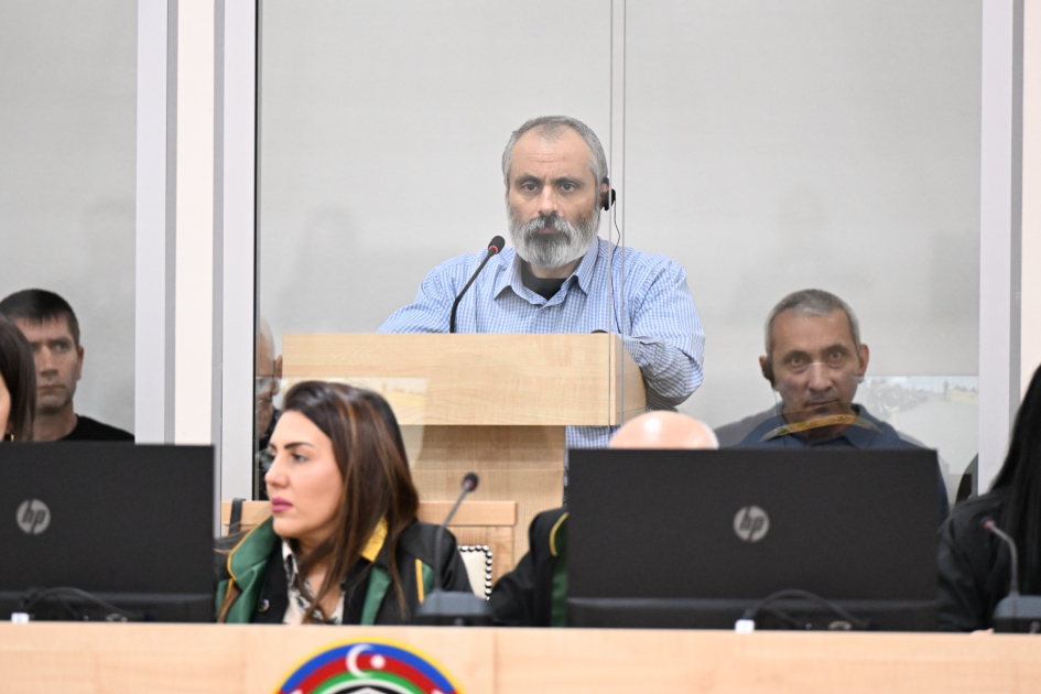 Trial of individuals accused of committing numerous crimes as result of Armenia’s military aggression begins (PHOTO)