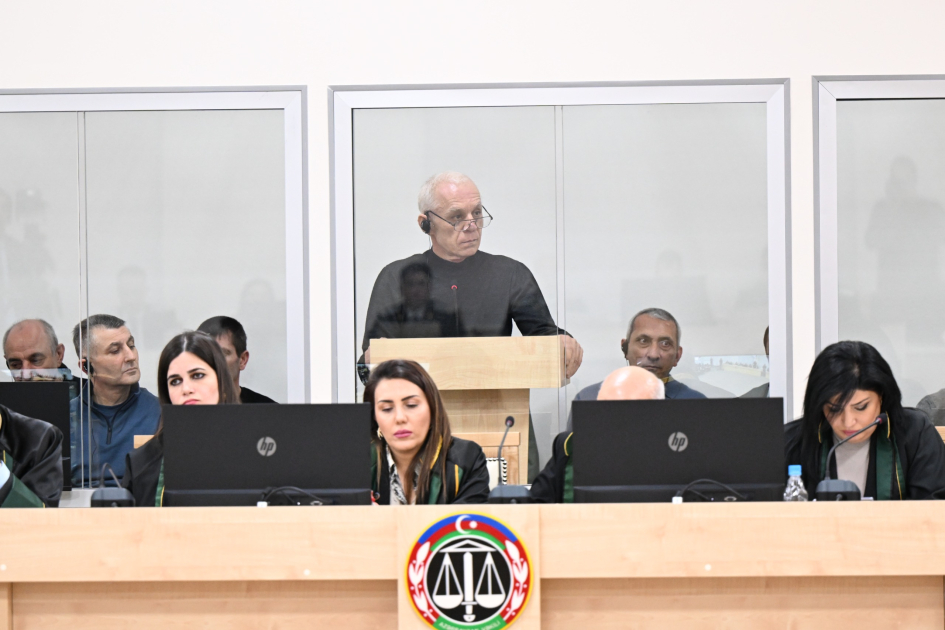 Trial of individuals accused of committing numerous crimes as result of Armenia’s military aggression begins (PHOTO)