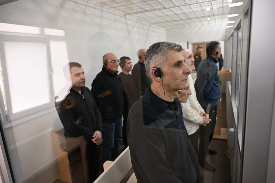 Trial of individuals accused of committing numerous crimes as result of Armenia’s military aggression begins (PHOTO)