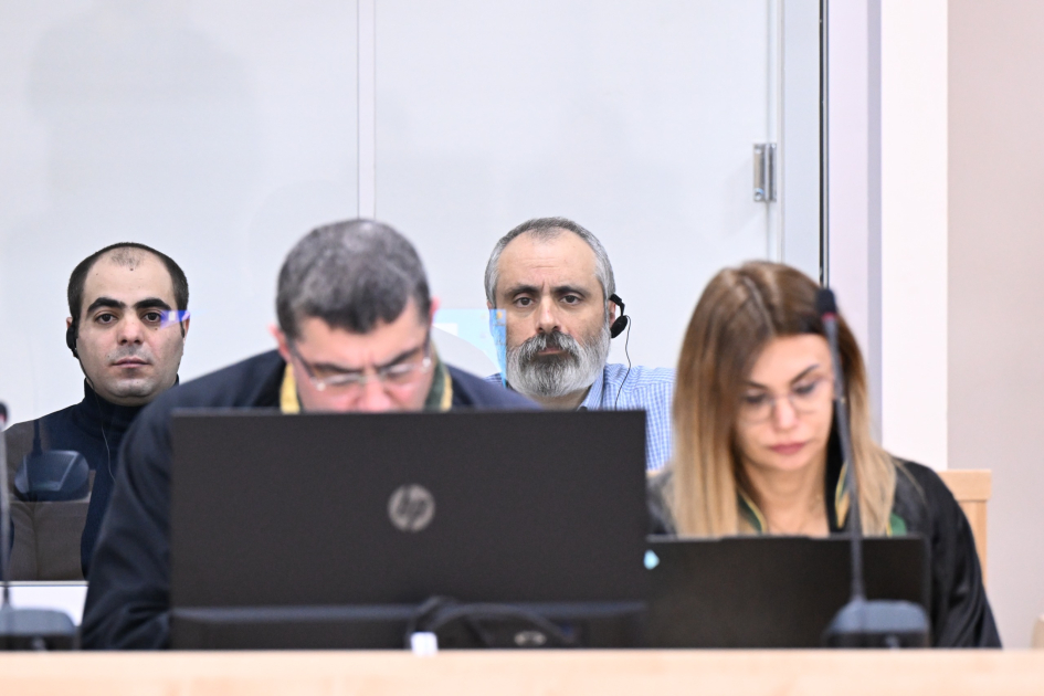 Trial of individuals accused of committing numerous crimes as result of Armenia’s military aggression begins (PHOTO)