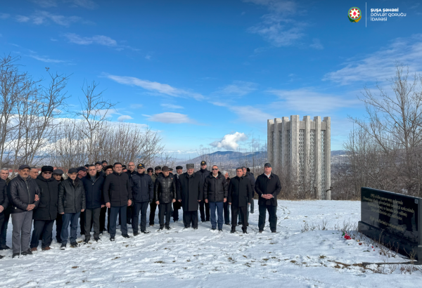 В городе Шуша почтили светлую память шехидов (ФОТО)