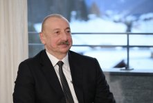 Президент Ильхам Алиев дал интервью китайскому телеканалу CGTN в Давосе (ФОТО/ВИДЕО)