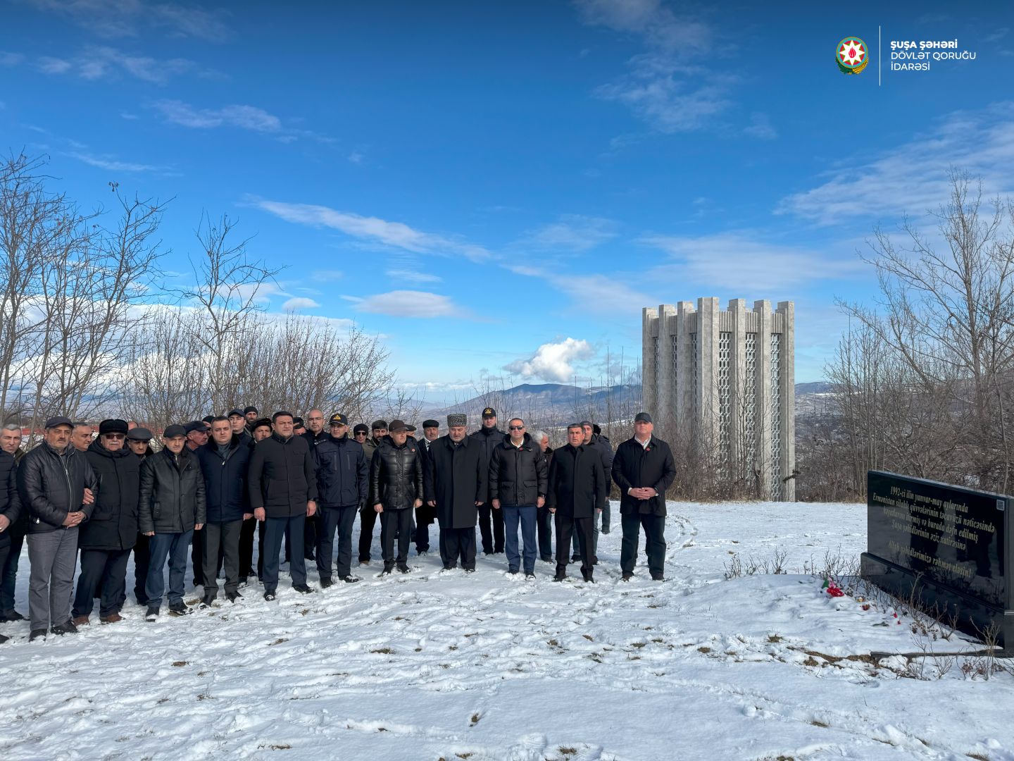 В городе Шуша почтили светлую память шехидов (ФОТО)