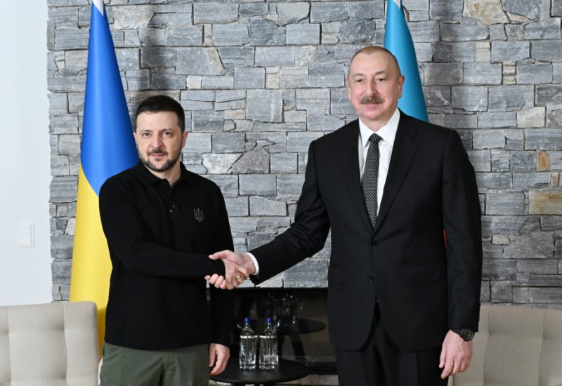 President Ilham Aliyev and Zelenskyy condemn Russia's targeted airstrikes on SOCAR oil depot in Ukraine