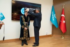 Лауреату Нобелевской премии Азизу Санджару присвоено звание «Посол Культуры Тюркского Мира» (ФОТО)