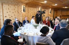 Вице-президент Фонда Гейдара Алиева Лейла Алиева приняла участие в мероприятии, состоявшемся в рамках Всемирного экономического форума в Давосе (ФОТО)