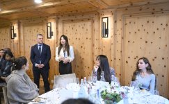 Вице-президент Фонда Гейдара Алиева Лейла Алиева приняла участие в мероприятии, состоявшемся в рамках Всемирного экономического форума в Давосе (ФОТО)