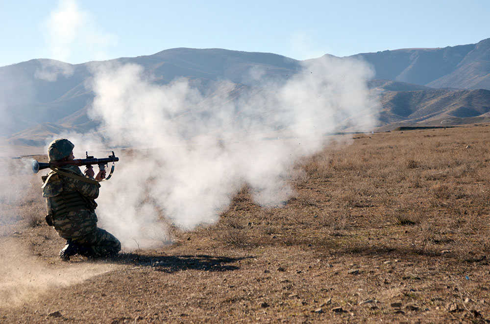 Azerbaijani reservists continue training session (PHOTO/VIDEO)
