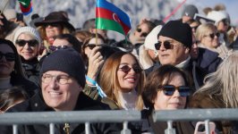 Команда Азербайджана одержала очередную победу на всемирных соревнованиях по снежному поло (ФОТО)