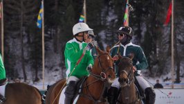Команда Азербайджана одержала очередную победу на всемирных соревнованиях по снежному поло (ФОТО)