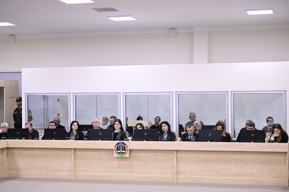 В Баку продолжился суд над лицами армянского происхождения, обвиняемыми в преступлениях против мира и человечности (ФОТО)