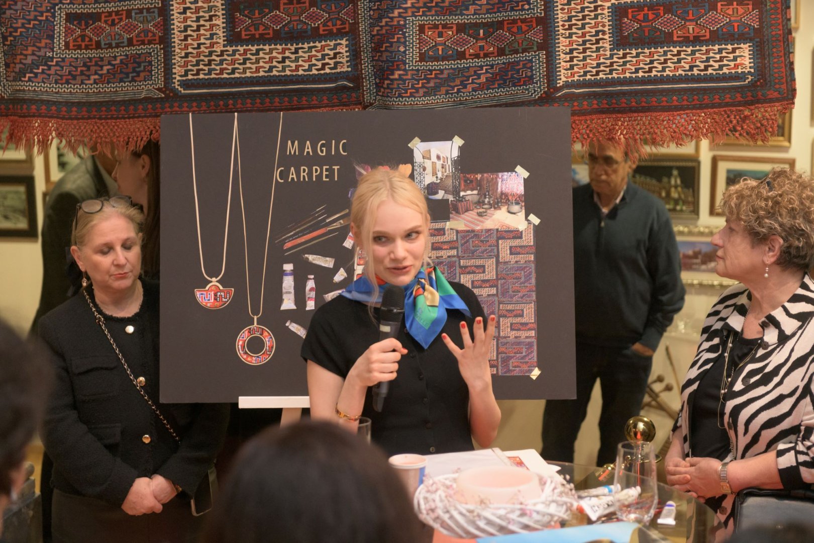 Коллекция Magic Carpet, вдохновленная карабахским ковром "Варни"  представлена в Вене (ФОТО)