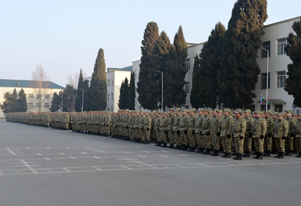 Azerbaijan completes training camps with servicemen (PHOTO/VIDEO)