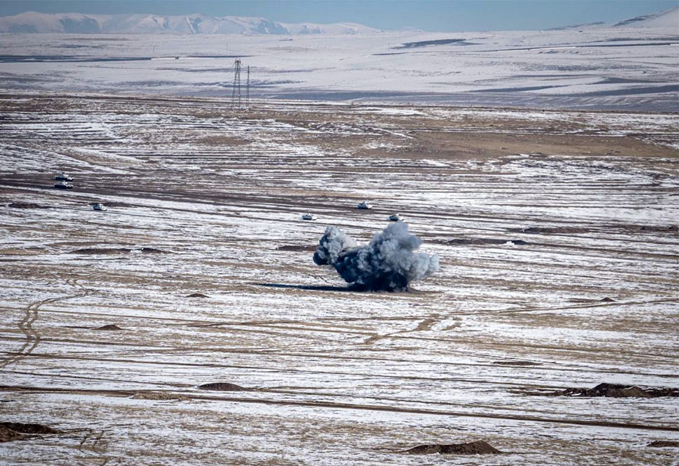 Военнослужащие армии Азербайджана демонстрируют высокий профессионализм на "Зимних учениях-2025" (ФОТО)