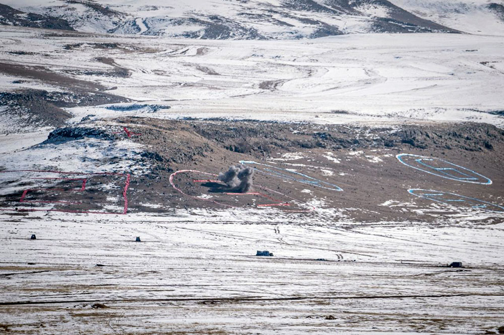 Военнослужащие армии Азербайджана демонстрируют высокий профессионализм на "Зимних учениях-2025" (ФОТО)