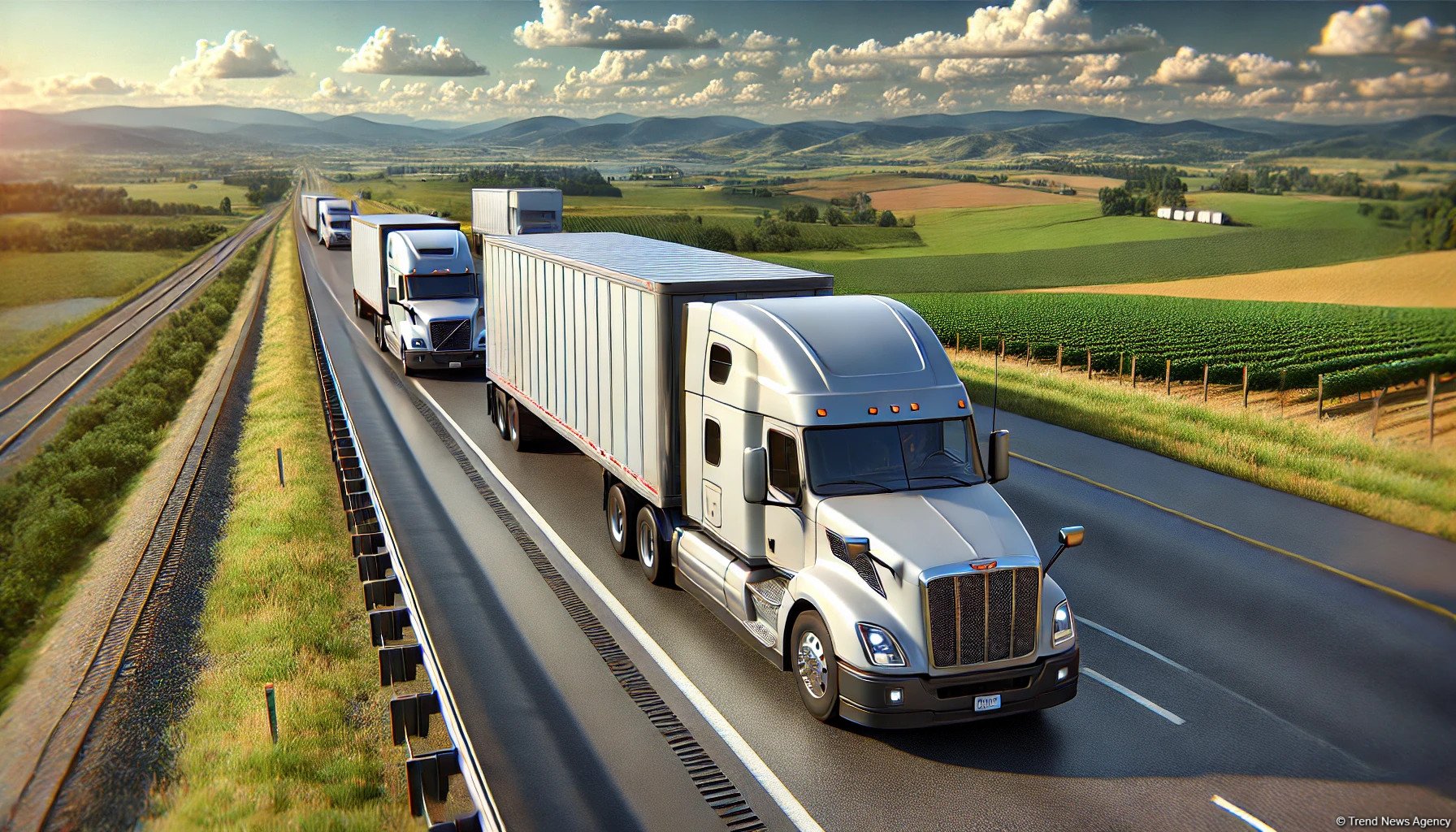 Azerbaijan's transit road shipments showing steady climb five years down line