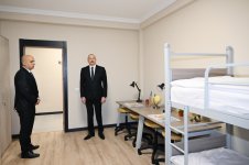 Президент Ильхам Алиев ознакомился с условиями, созданными в спортивном лицее «Вэтэн» после реконструкции (ФОТО/ВИДЕО)