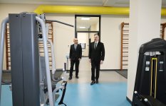 Президент Ильхам Алиев ознакомился с условиями, созданными в спортивном лицее «Вэтэн» после реконструкции (ФОТО/ВИДЕО)