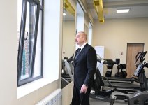 Президент Ильхам Алиев ознакомился с условиями, созданными в спортивном лицее «Вэтэн» после реконструкции (ФОТО/ВИДЕО)