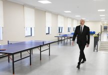 Президент Ильхам Алиев ознакомился с условиями, созданными в спортивном лицее «Вэтэн» после реконструкции (ФОТО/ВИДЕО)