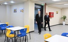 Президент Ильхам Алиев ознакомился с условиями, созданными в спортивном лицее «Вэтэн» после реконструкции (ФОТО/ВИДЕО)