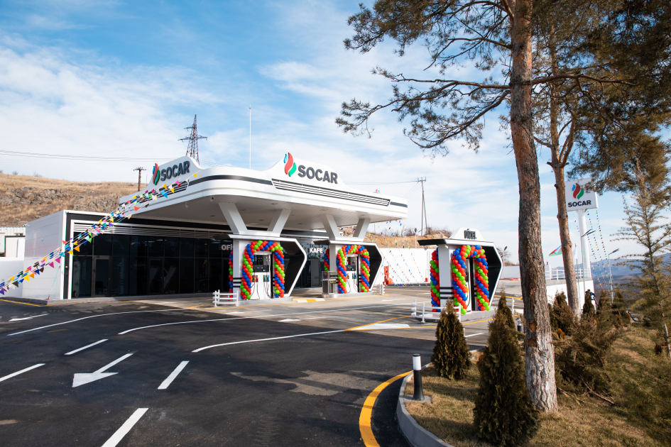 SOCAR открыла первую автозаправочную станцию в Шуше (ФОТО)
