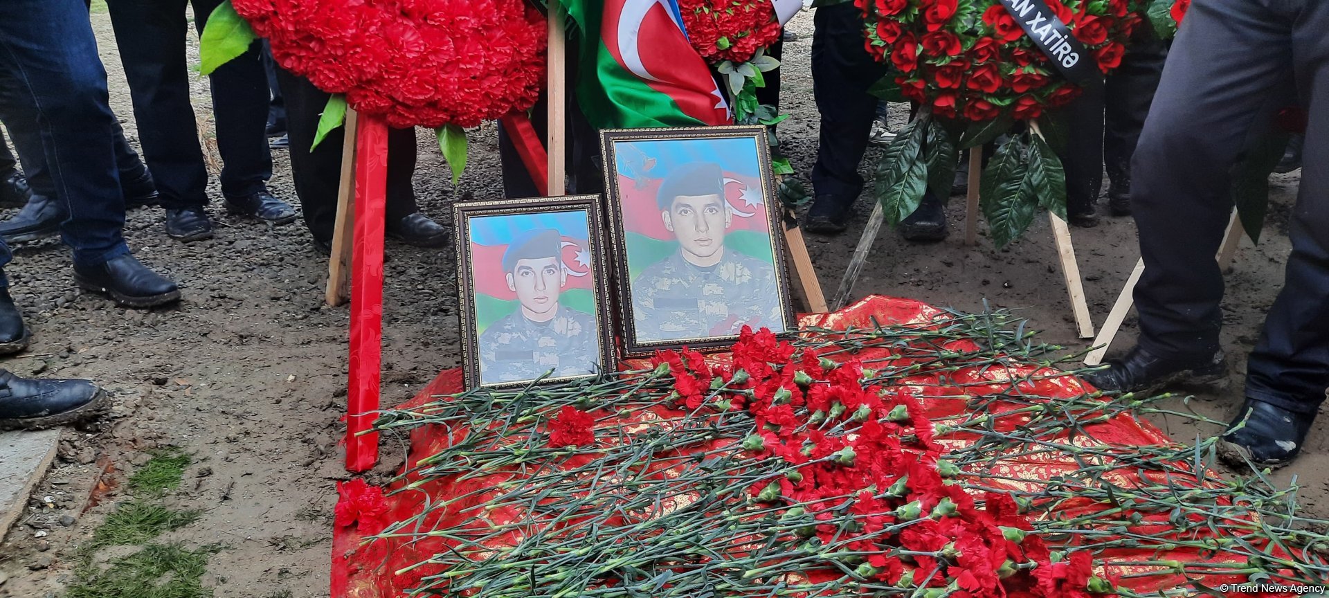 В Сальянском районе преданы земле останки шехида I Карабахской войны Эльшана Тагиева (ФОТО)