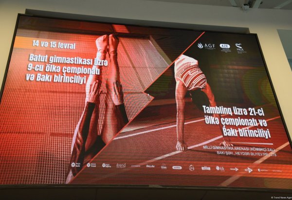 Стартовали 9-й чемпионат Азербайджана по прыжкам на батуте, 21-й чемпионат страны и первенство Баку по тамблингу (ФОТО)
