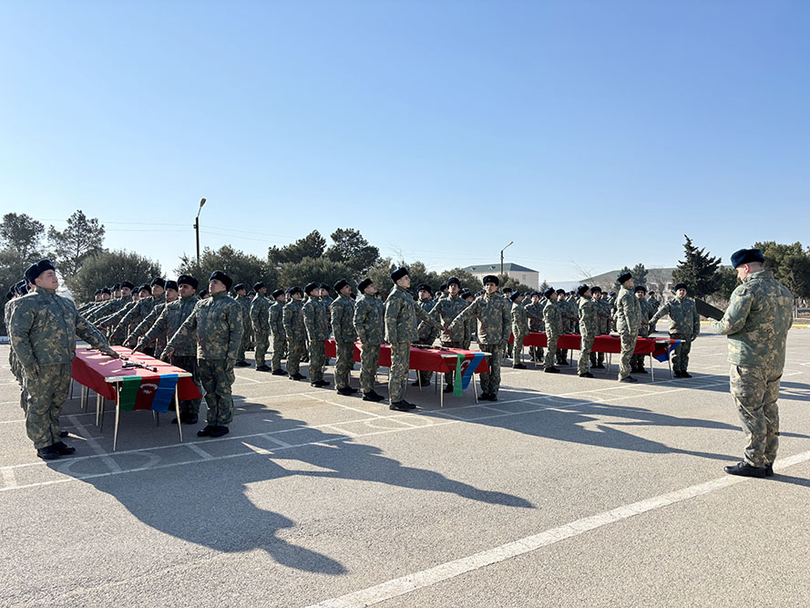 Azerbaijan Army holds military oath-taking ceremonies (PHOTO/VIDEO)