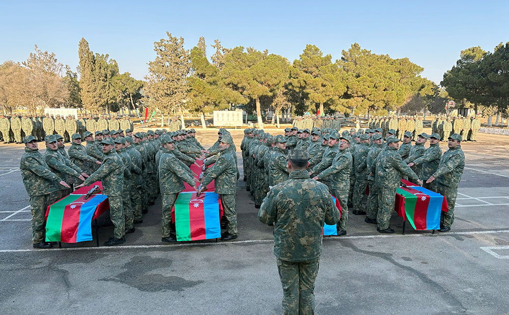 Azerbaijan Army holds military oath-taking ceremonies (PHOTO/VIDEO)