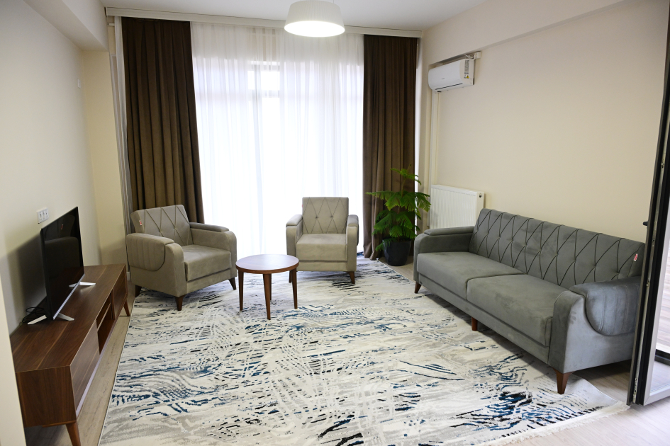 President Ilham Aliyev, First Lady Mehriban Aliyeva inspect conditions at "Aghdam Residence" residential complex (PHOTO/VIDEO)