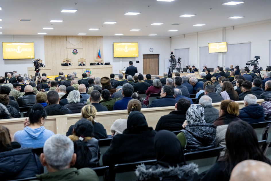 Сегодня в Баку продолжится суд над лицами армянского происхождения, обвиняемыми в преступлениях против мира и человечности, военных и других тяжких преступлениях