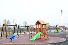 President Ilham Aliyev, First Lady Mehriban Aliyeva inspect construction progress at nursery-kindergarten No.1 in Aghdam (PHOTO)
