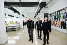 President Ilham Aliyev visits Khankendi garment factory (PHOTO/VIDEO)