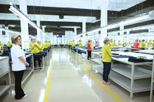 President Ilham Aliyev visits Khankendi garment factory (PHOTO/VIDEO)