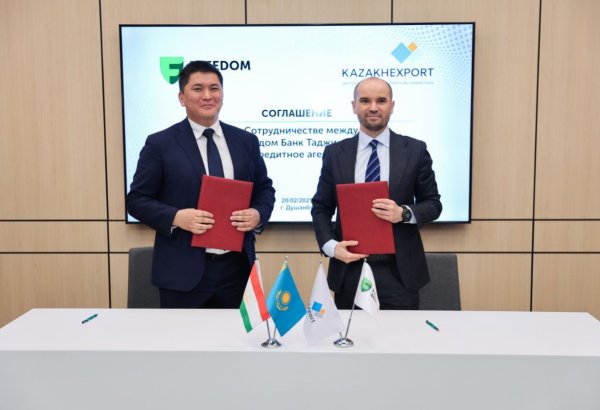 Freedom Bank Tajikistan partners with KazakhExport for export financing co-op