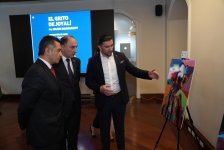 В Колумбии открылась выставка видного азербайджанского художника Назима Мамедова "Крик Ходжалы" (ФОТО)