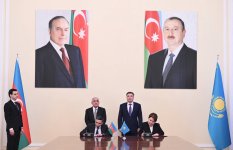 В Баку подписан ряд документов между Азербайджаном и Казахстаном (ФОТО)