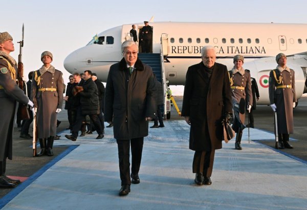 Президент Италии прибыл в Казахстан
