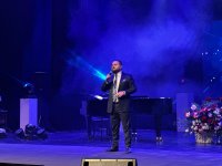 В Гяндже прошел потрясающий творческий вечер Айгюн Самедзаде с участием известных певцов (ФОТО)