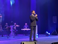 В Гяндже прошел потрясающий творческий вечер Айгюн Самедзаде с участием известных певцов (ФОТО)