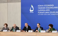President Ilham Aliyev attends XII Global Baku Forum opening ceremony (PHOTO/VIDEO)