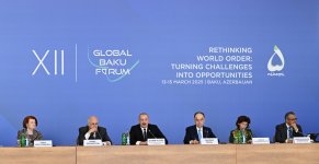 President Ilham Aliyev attends XII Global Baku Forum opening ceremony (PHOTO/VIDEO)