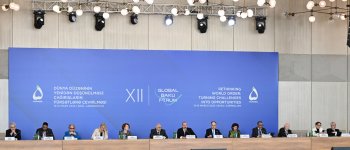 President Ilham Aliyev attends XII Global Baku Forum opening ceremony (PHOTO/VIDEO)
