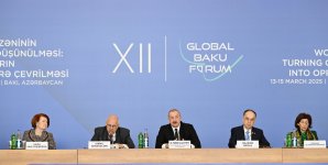 President Ilham Aliyev attends XII Global Baku Forum opening ceremony (PHOTO/VIDEO)