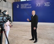 Президент Азербайджана Ильхам Алиев дал интервью телеканалу «Евроньюс» (ФОТО/ВИДЕО)