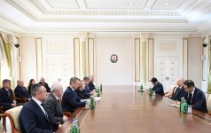 Президент Ильхам Алиев принял делегацию во главе с председателем Совета Федерации Федерального Cобрания России (ФОТО/ВИДЕО)