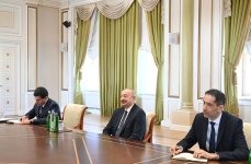 Президент Ильхам Алиев принял делегацию во главе с председателем Совета Федерации Федерального Cобрания России (ФОТО/ВИДЕО)