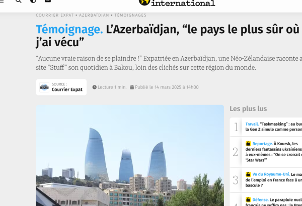 Azerbaijan tops list as safest country to live in - teacher from New Zealand