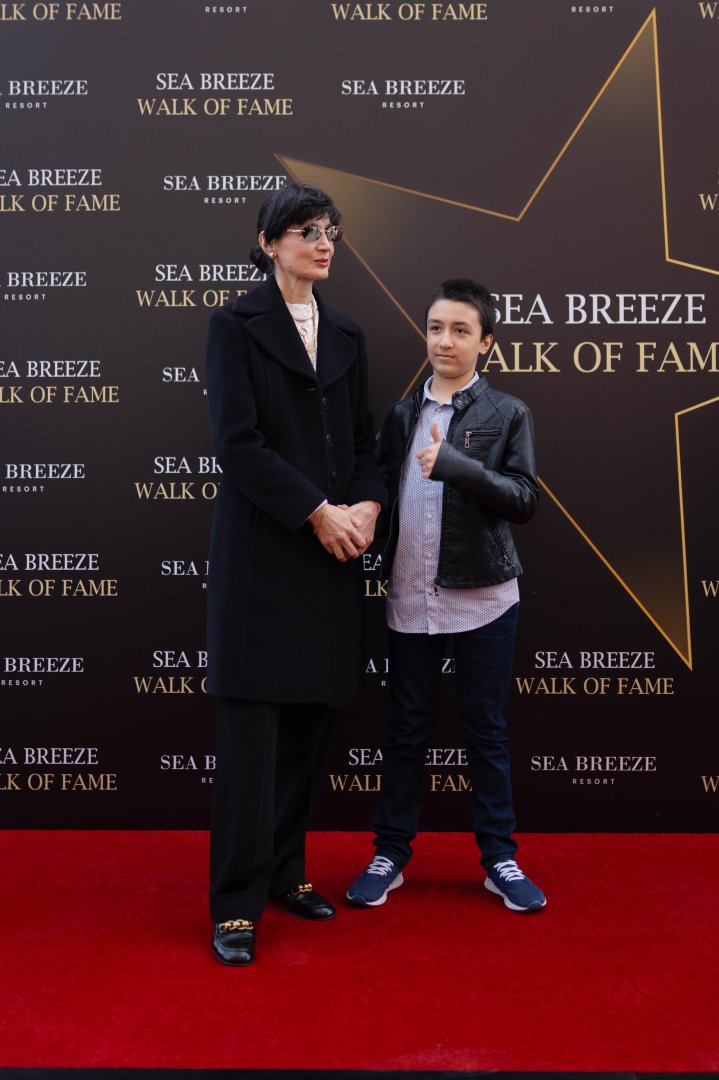 Открытие звезды Вагифа Мустафазаде на Sea Breeze Walk of Fame  (ФОТО)